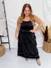Black Acid Washed French Terry Skirt - Whiskey Skies - ODDI