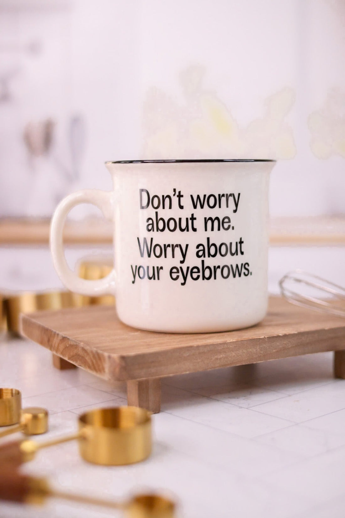 Black and White Ceramic Catchphrase Mugs (4 Styles) - Whiskey Skies - HIGH JIMMIE