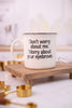 Black and White Ceramic Catchphrase Mugs (4 Styles) - Whiskey Skies - HIGH JIMMIE