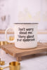 Black and White Ceramic Catchphrase Mugs (4 Styles) - Whiskey Skies - HIGH JIMMIE