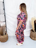 Black Cat Pajama Set With Short Sleeve Top & Joggers - Whiskey Skies - SHIRLEY & STONE