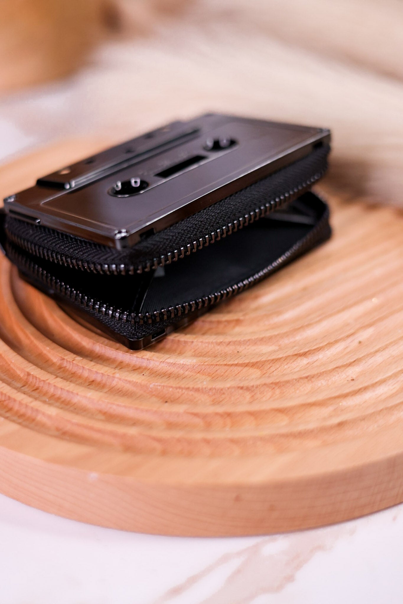 Black Chrome Mixtape Wallet - Whiskey Skies - HIGH FYDELITY INC