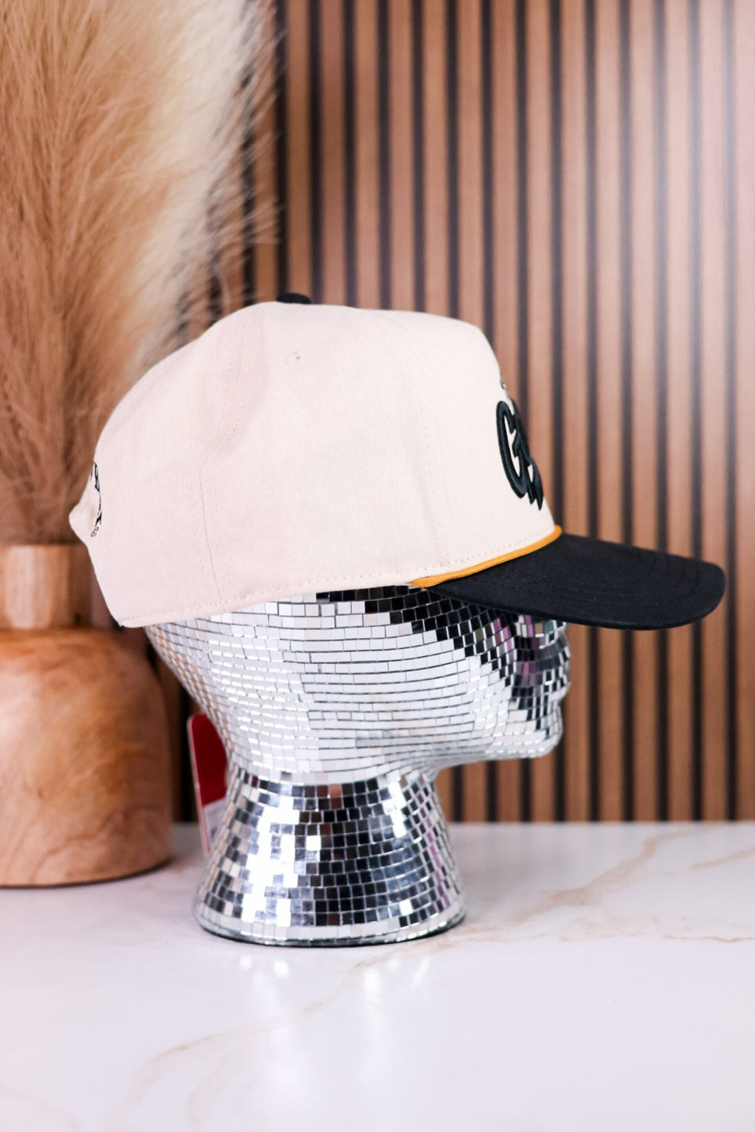 Black & Cream Garage Beer Trucker Hat - Whiskey Skies - AMERICAN NEEDLE