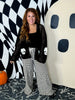 Black & Cream Gingham Wide Leg Pants - Whiskey Skies - HEIMISH