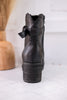 Black Donatella Heeled Boots - Whiskey Skies - VERY G