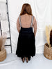 Black Embroidered Lace Pinafore Dress - Whiskey Skies - DAVI & DANI