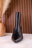 Black Faux Leather Pointed Toe Kitten Heel Ankle Boots - Whiskey Skies - CORKYS FOOTWEAR