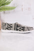 Black, Grey & White Contrasting Boho Sneakers - Whiskey Skies - VERY G