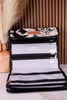 Black Hair - On Foldable Jewelry/Makeup Bag - Whiskey Skies - BOHO RANCH SHOP