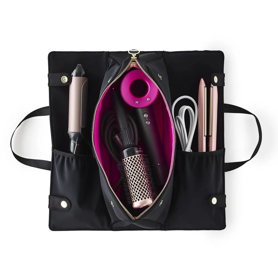 Black Hair Tools Travel Bag - Whiskey Skies - KUSSHI