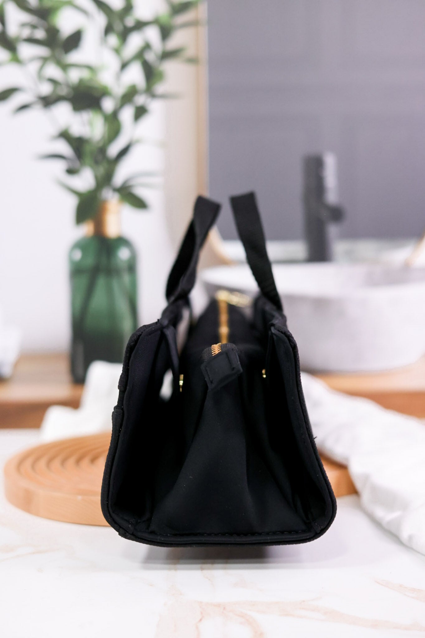 Black Hair Tools Travel Bag - Whiskey Skies - KUSSHI