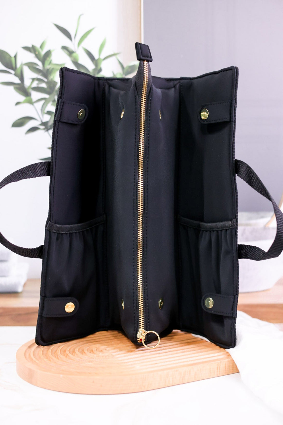 Black Hair Tools Travel Bag - Whiskey Skies - KUSSHI