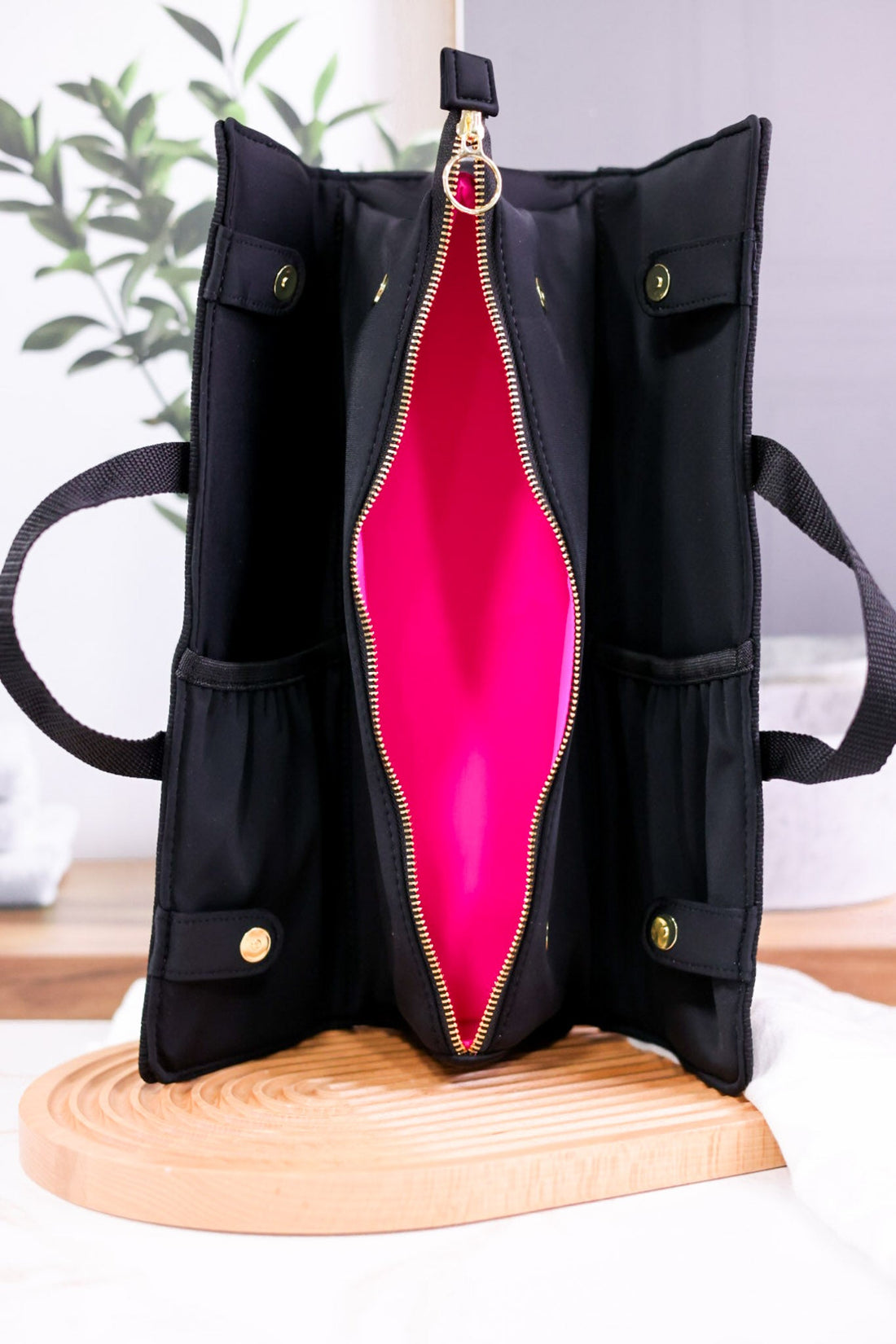 Black Hair Tools Travel Bag - Whiskey Skies - KUSSHI