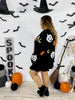 Black Halloween Themed Knit Sweater - Whiskey Skies - GEEGEE