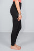 Black High Waist Butter Soft Leggings - Whiskey Skies - RAE MODE