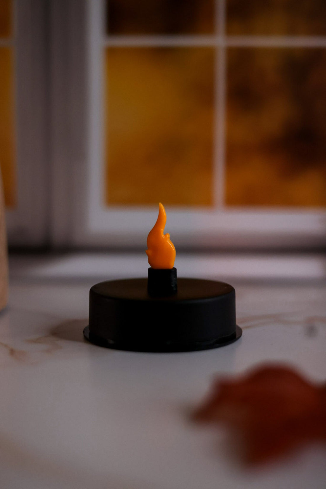 Black LED Flame Tea Light - Whiskey Skies - WT COLLECTION