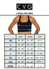 Black Leopard Print Longline Sports Bra - Whiskey Skies - CONSTANTLY VARIED GEAR