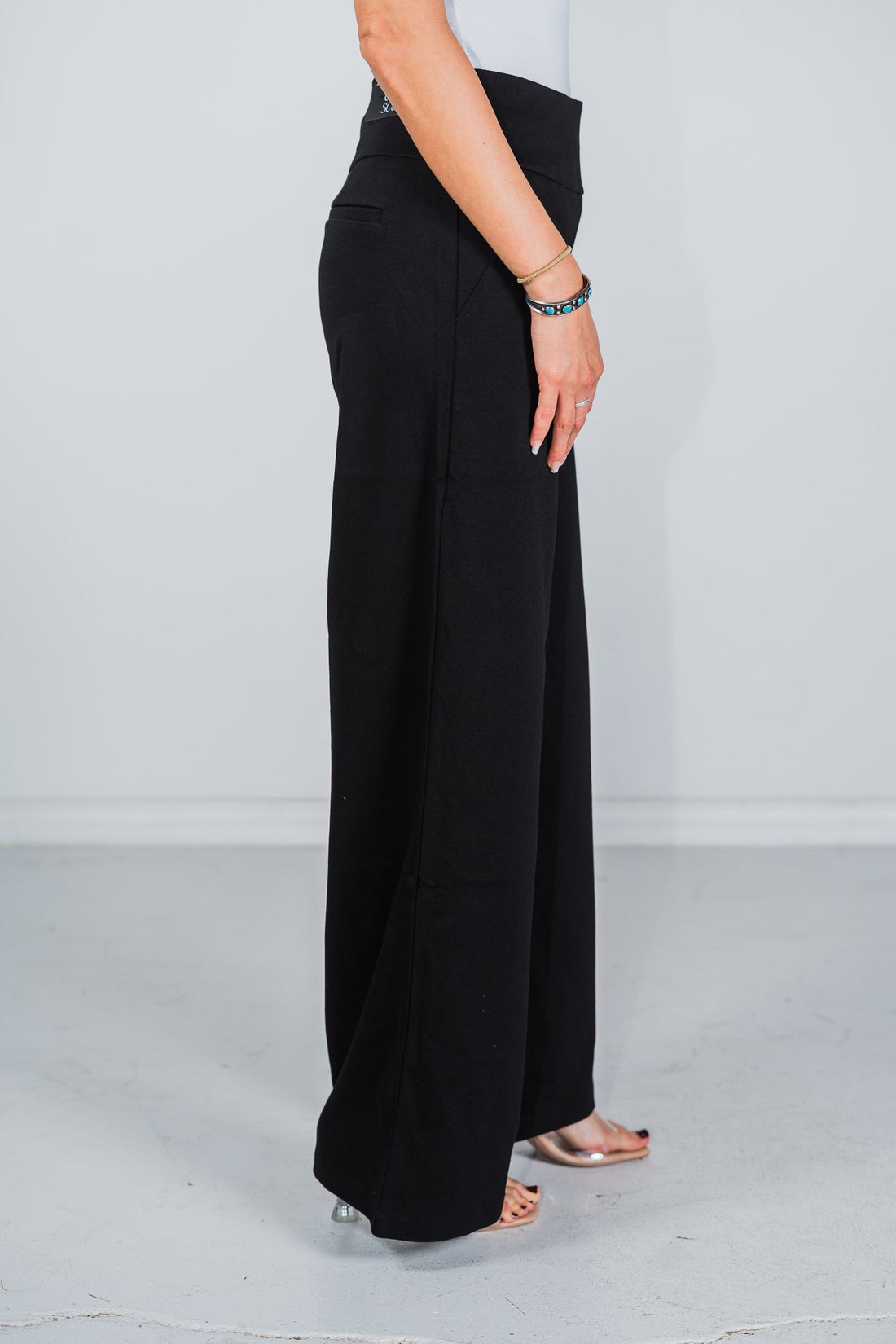 Black Magic Wide Regular Pants - Whiskey Skies - DEAR SCARLETT