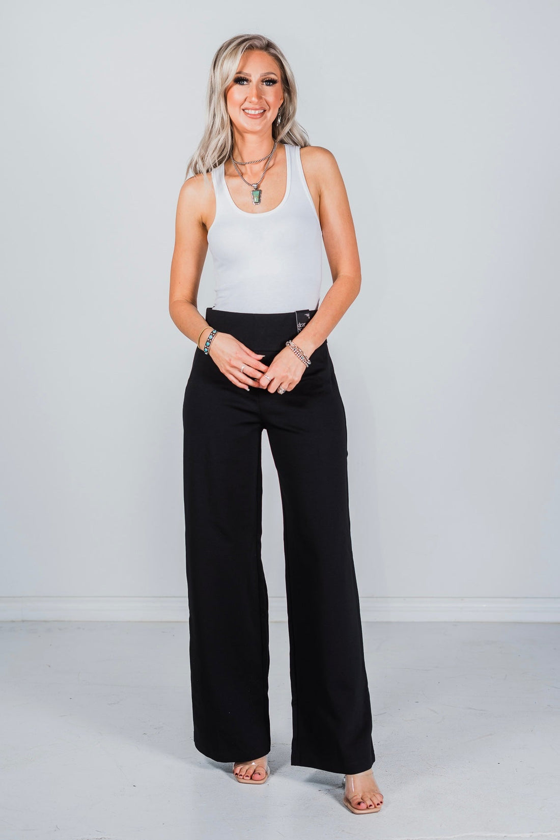 Black Magic Wide Regular Pants - Whiskey Skies - DEAR SCARLETT