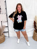 Black Rainbow Ghost Short Sleeve Graphic Tee - Whiskey Skies - JOCO INK GRAPHIC APPAREL