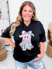 Black Rainbow Ghost Short Sleeve Graphic Tee - Whiskey Skies - JOCO INK GRAPHIC APPAREL
