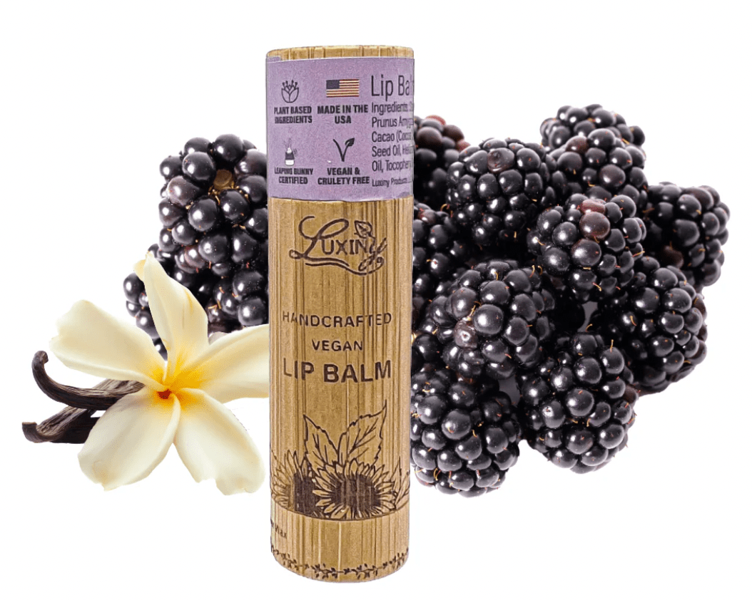 Black Raspberry Vanilla Lip Balm - Whiskey Skies - LUXINY