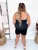 Black Retro Rodeo Midi Tank Top - Whiskey Skies - 2 FLY CO.