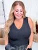 Black Rhinestone Bodysuit - Whiskey Skies - WHITE BIRCH