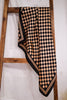 Black & Tan Checkered Out Wild Rag - Whiskey Skies - ROWDY CROWD CLOTHING