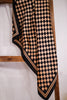 Black & Tan Checkered Out Wild Rag - Whiskey Skies - ROWDY CROWD CLOTHING