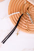 Black Tassel Bag Charm - Whiskey Skies - SHIRALEAH