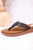 Black Western Inspired "Galya" Sandals W/ Stitching Details - Whiskey Skies - YELLOWBOX