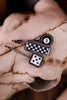 Black & White Check, Eight - ball, & Dice Bobbie Set Of Three - Whiskey Skies - SNOWING WEST