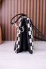 Black & White Checkered Riley Crossbody Bag - Whiskey Skies - JEN & CO