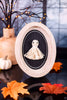 Black & White Tassel Ghost Wood Frame Sign - Whiskey Skies - ADAMS & CO