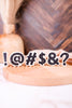 Black & White Wood Shape Leggie Symbols - Whiskey Skies - ADAMS & CO