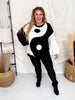 Black & White Yin Yang Sweater - Whiskey Skies - JADE BY JANE