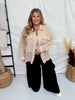 Black Wide Leg Cargo Pocket Pull - On Pants - Whiskey Skies - DAVI & DANI
