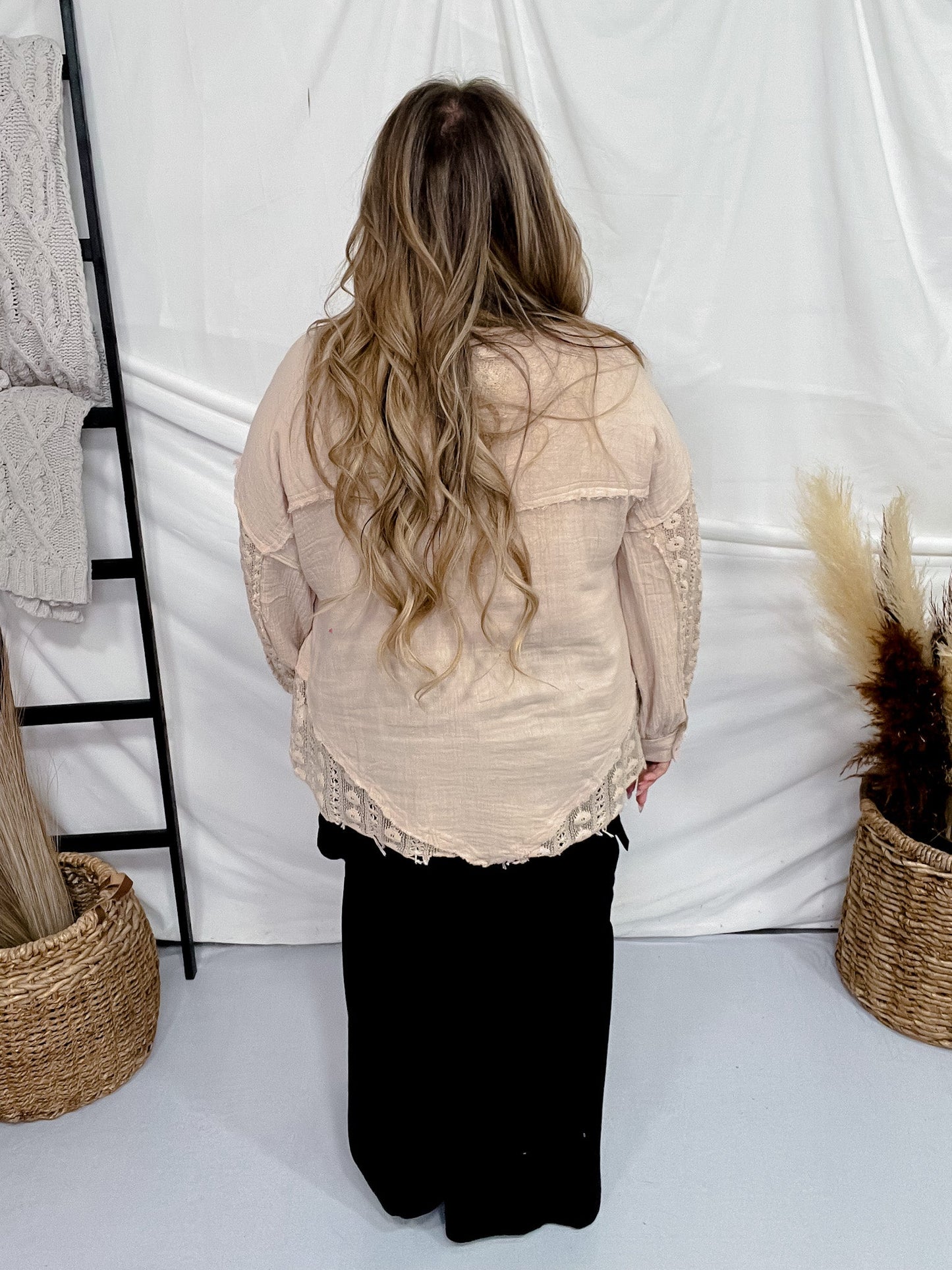 Black Wide Leg Cargo Pocket Pull - On Pants - Whiskey Skies - DAVI & DANI