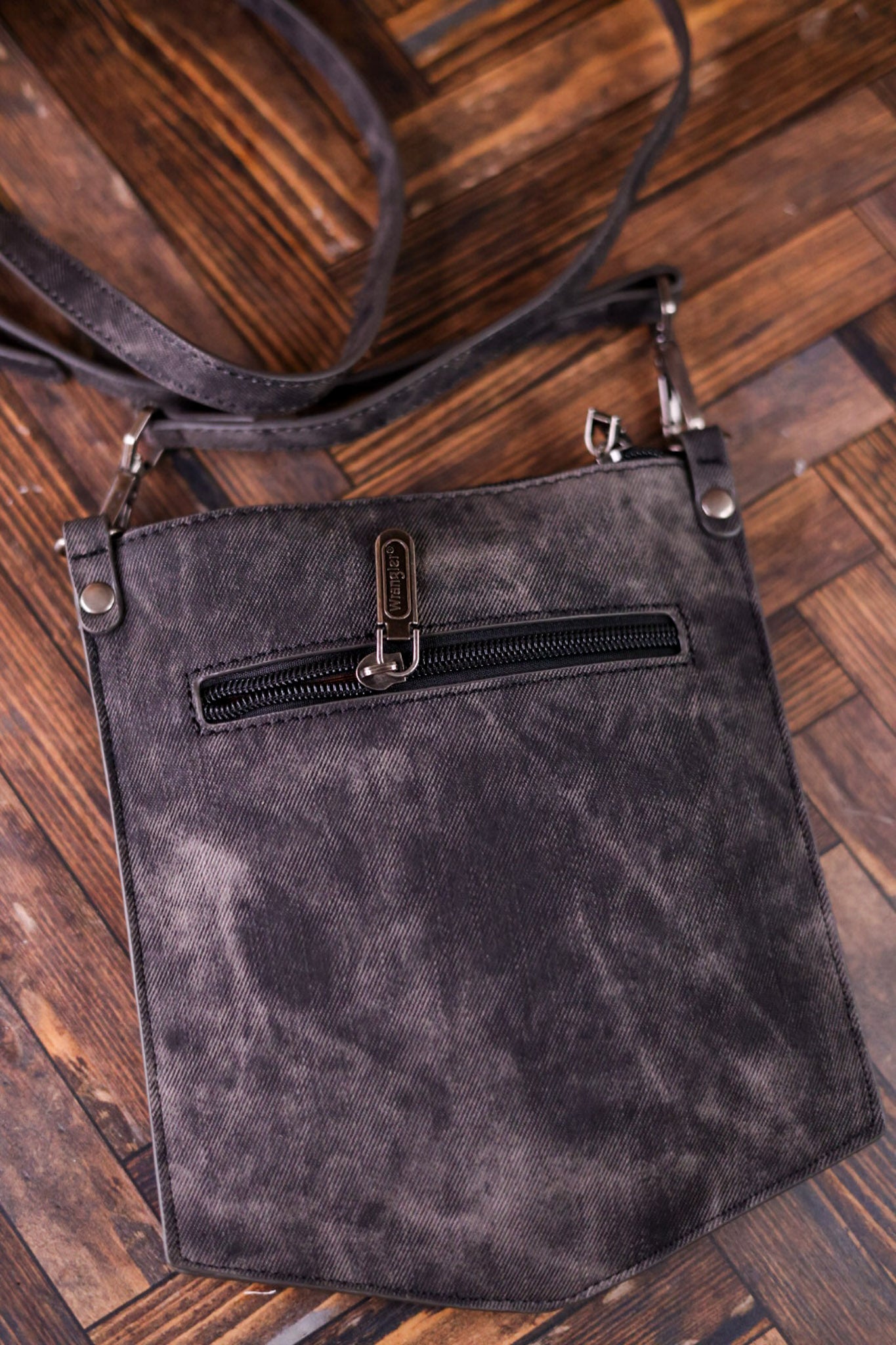 Black Wrangler Pocket Style Crossbody Bag - Whiskey Skies - MONTANA WEST