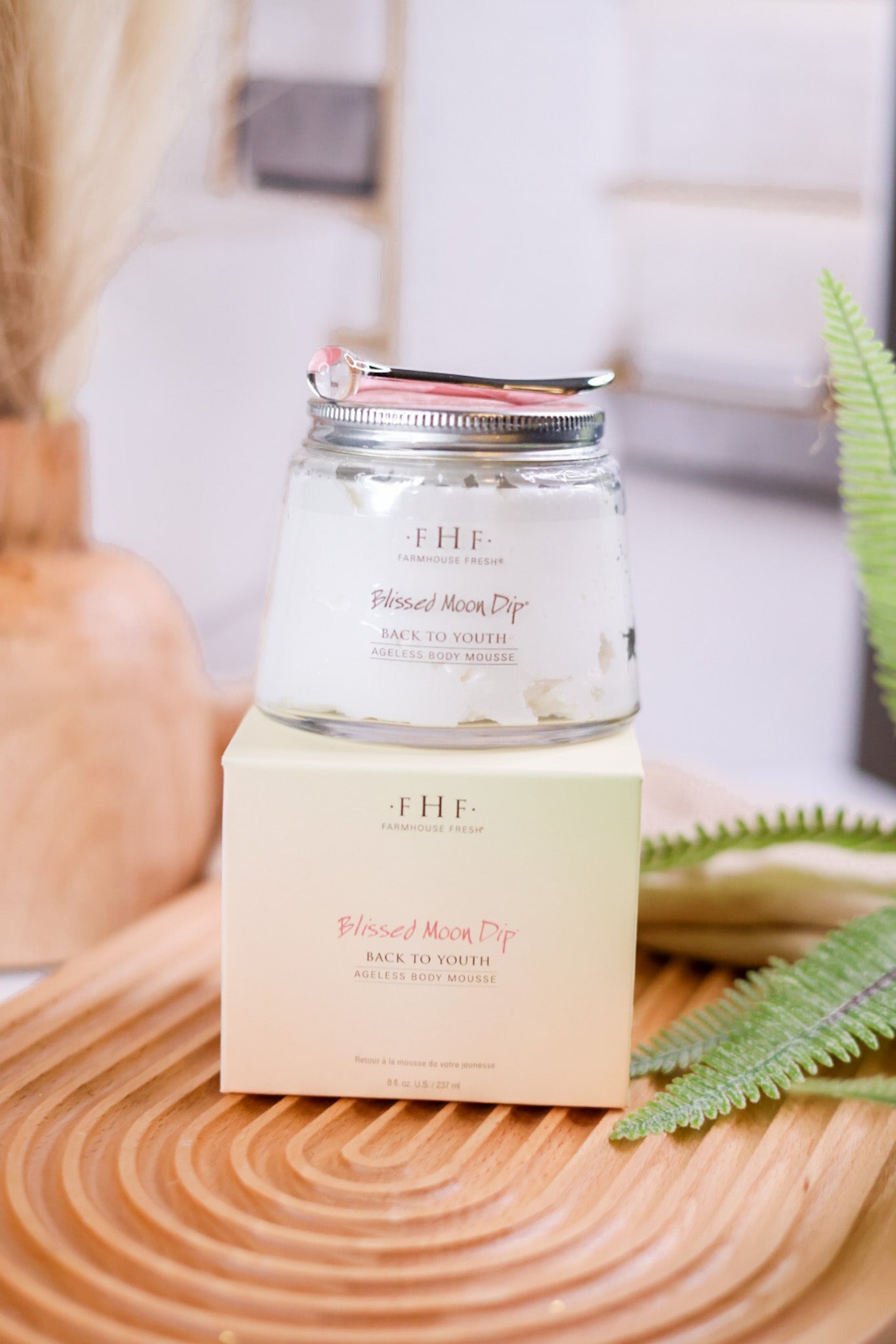 Blissed Moon Dip Back to Youth Body Mousse - Whiskey Skies - FARMHOUSE FRESH