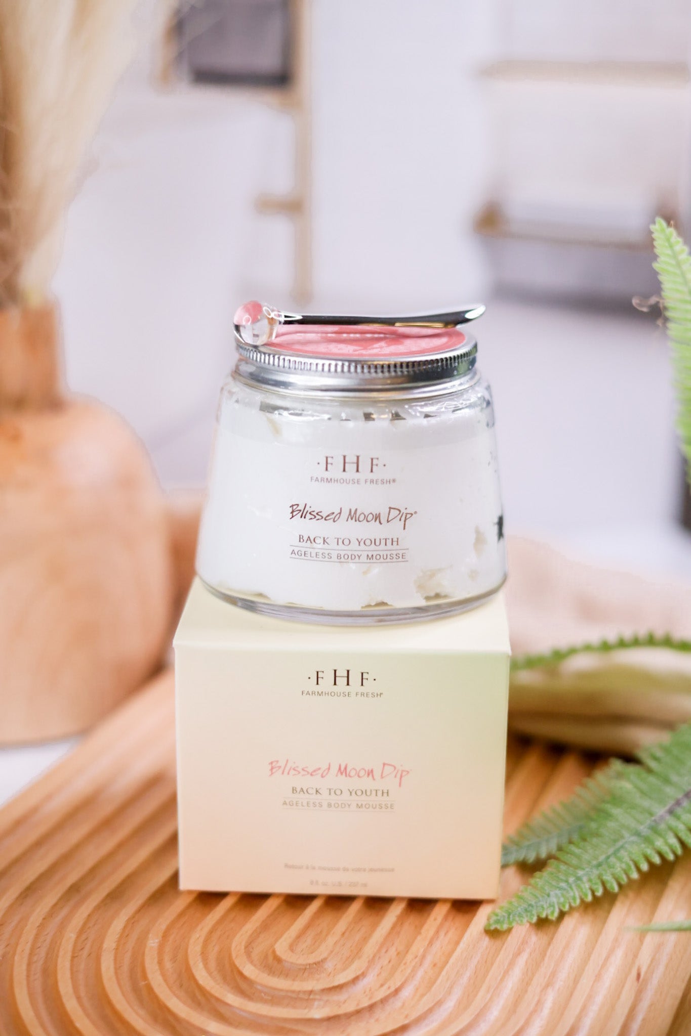 Blissed Moon Dip Back to Youth Body Mousse - Whiskey Skies - FARMHOUSE FRESH