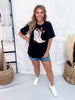 Bloom & Boots Short Sleeve Graphic Tee - Whiskey Skies - BAR TABS WHOLESALE