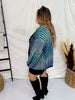 Blue Multi - Colored Ombre Sweater Cardigan - Whiskey Skies - ADORA