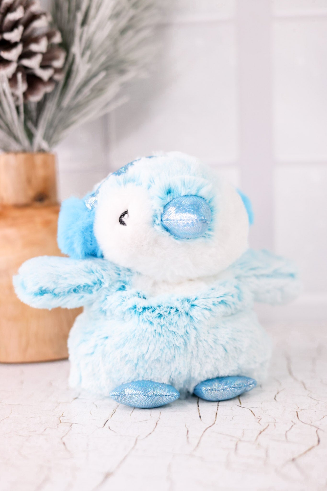 Blue Winter Penguin Junior Warmie - Whiskey Skies - WARMIES