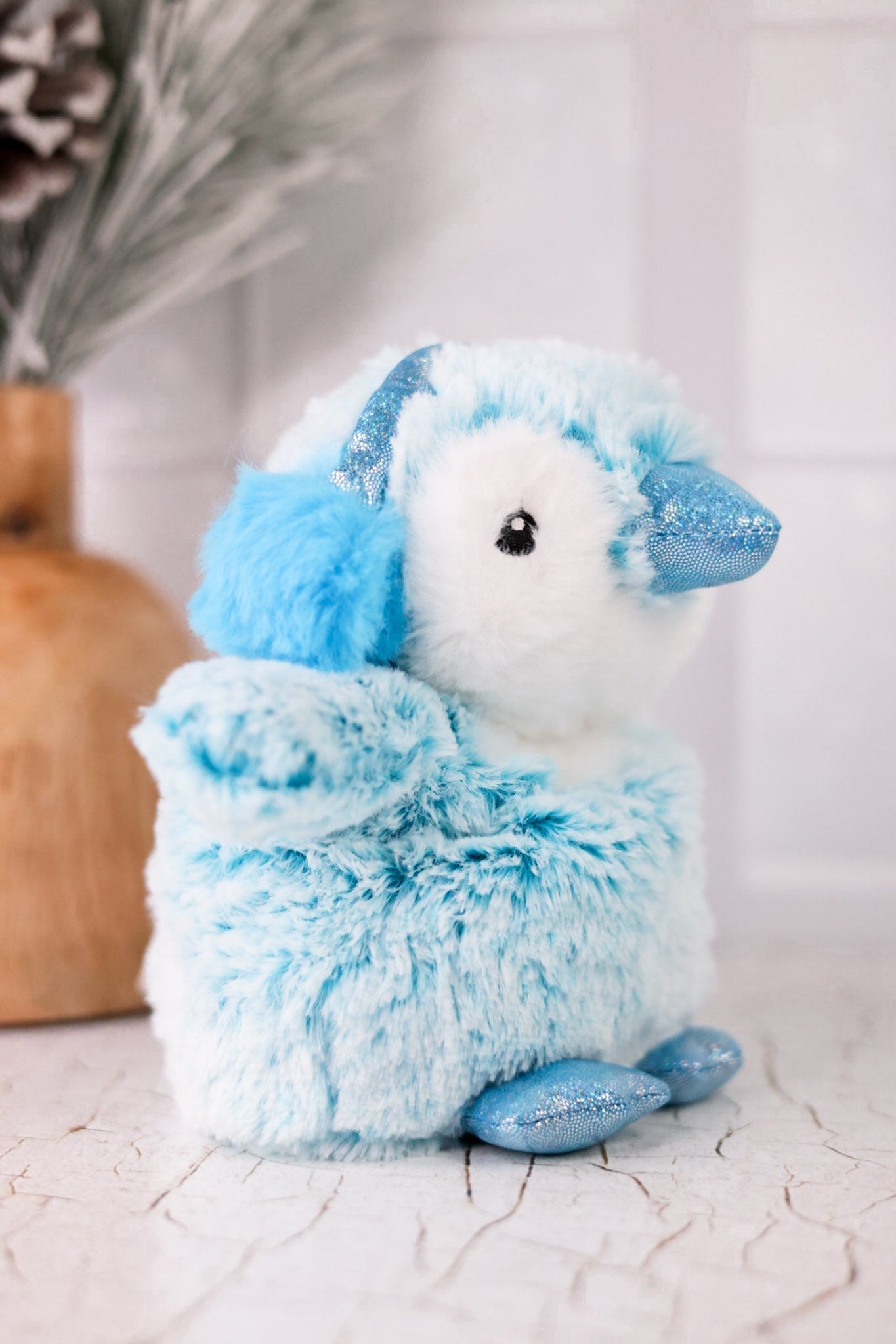 Blue Winter Penguin Junior Warmie - Whiskey Skies - WARMIES