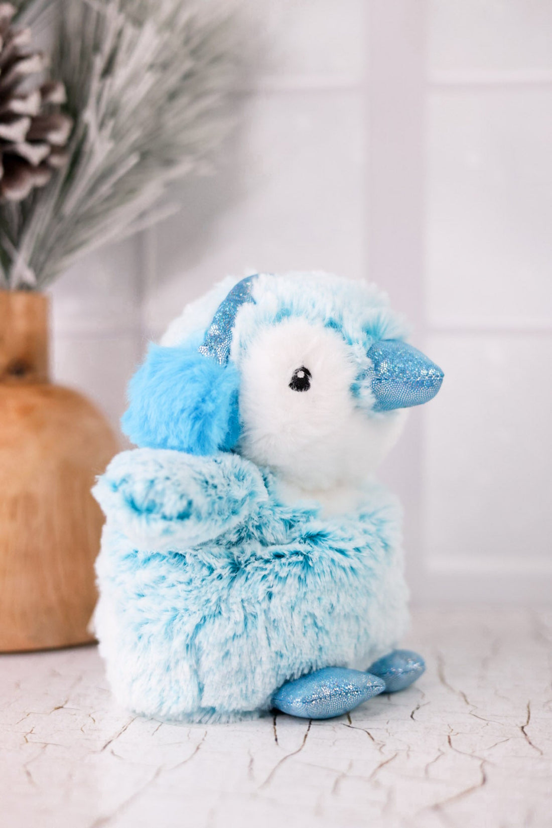 Blue Winter Penguin Junior Warmie - Whiskey Skies - WARMIES