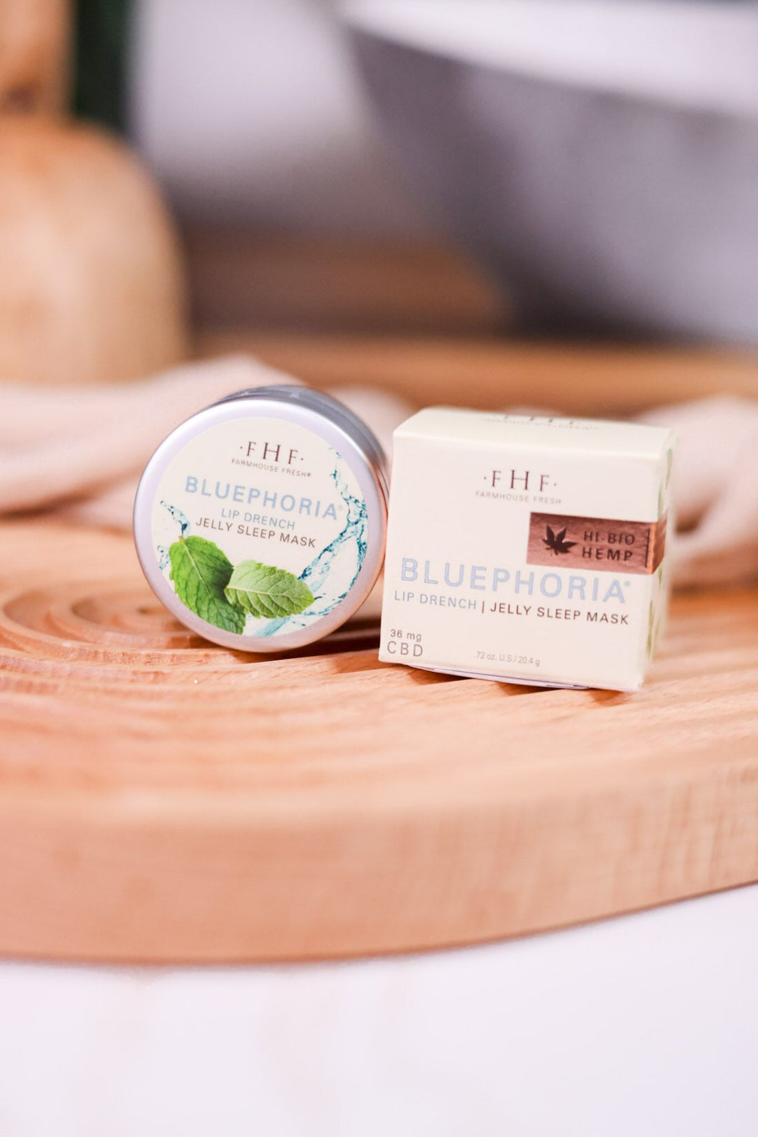 Bluephoria Jelly Sleep Lip Mask - Whiskey Skies - FARMHOUSE FRESH