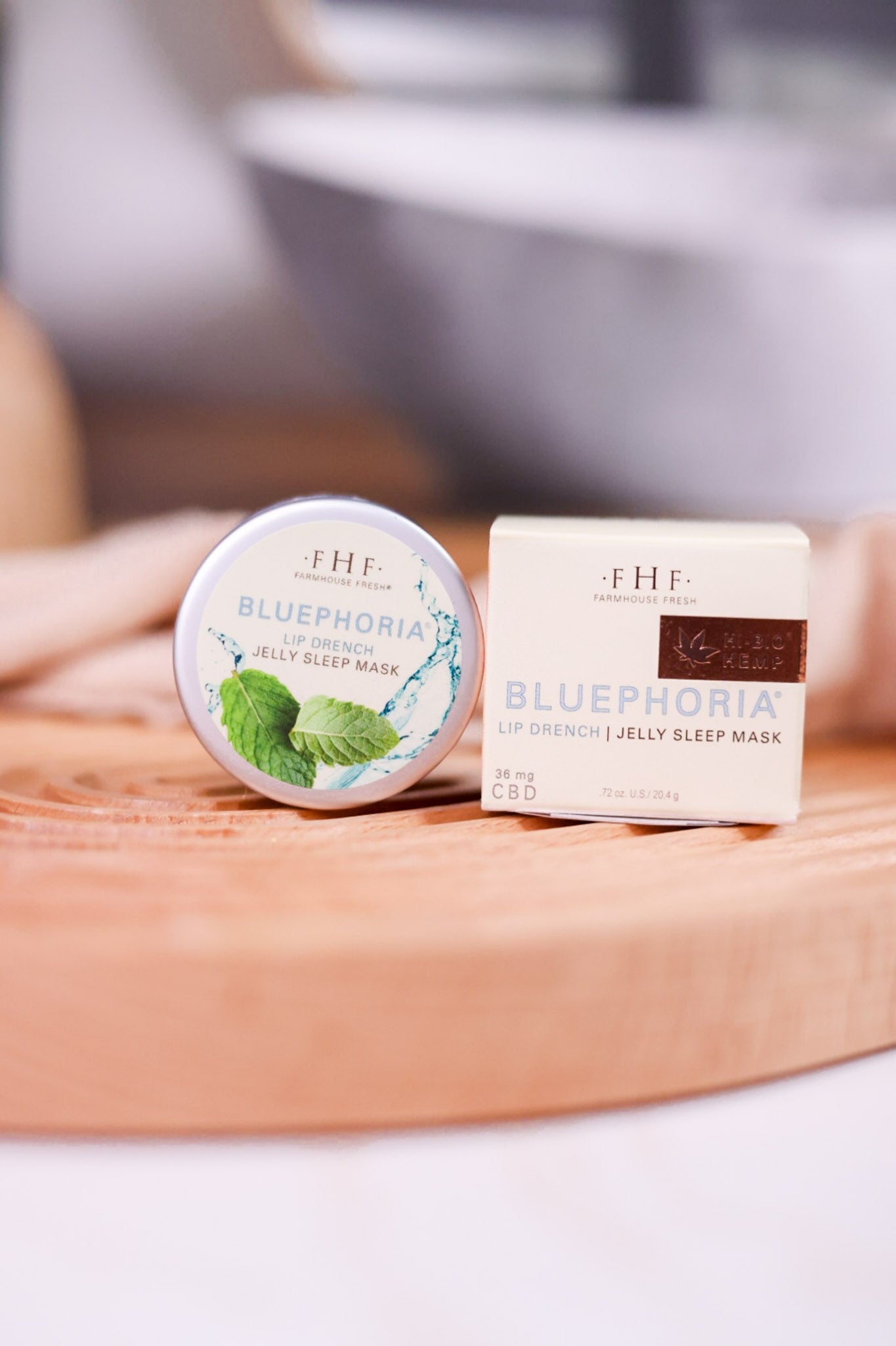 Bluephoria Jelly Sleep Lip Mask - Whiskey Skies - FARMHOUSE FRESH