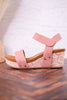 Blush Devon Wedges - Whiskey Skies - VERY G
